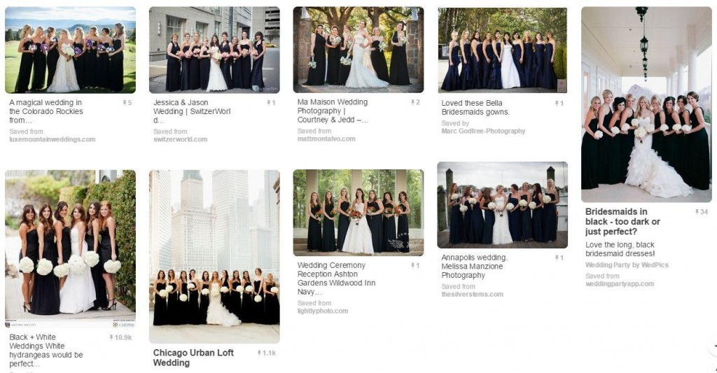 Bridesmaids trends Pinterest